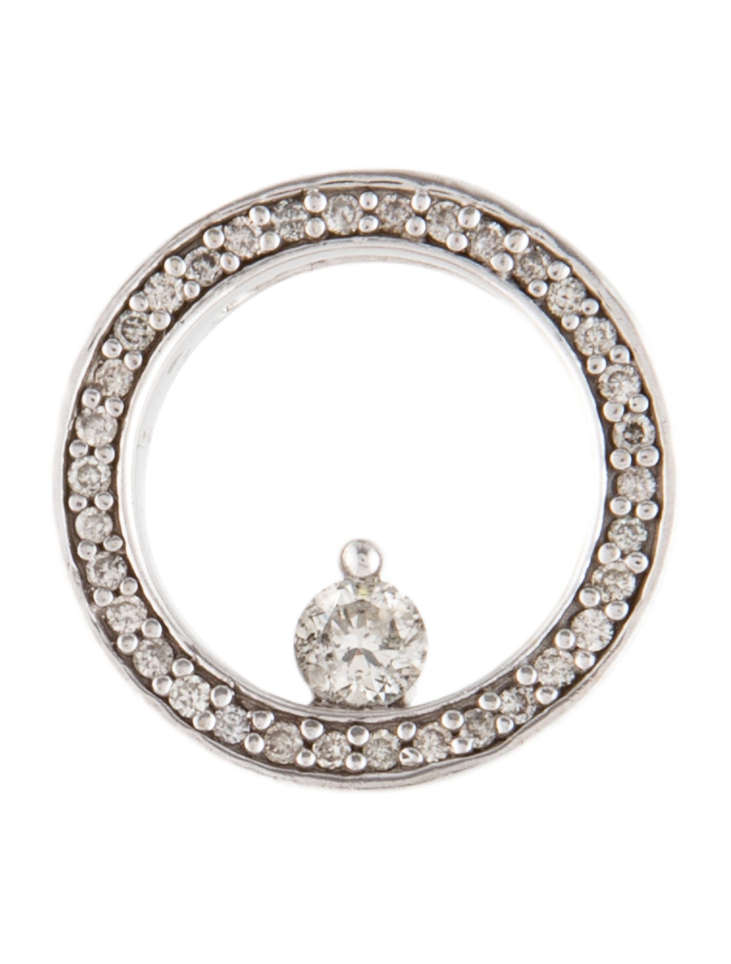 Effy Jewelry 14K Diamond Circle Pendant