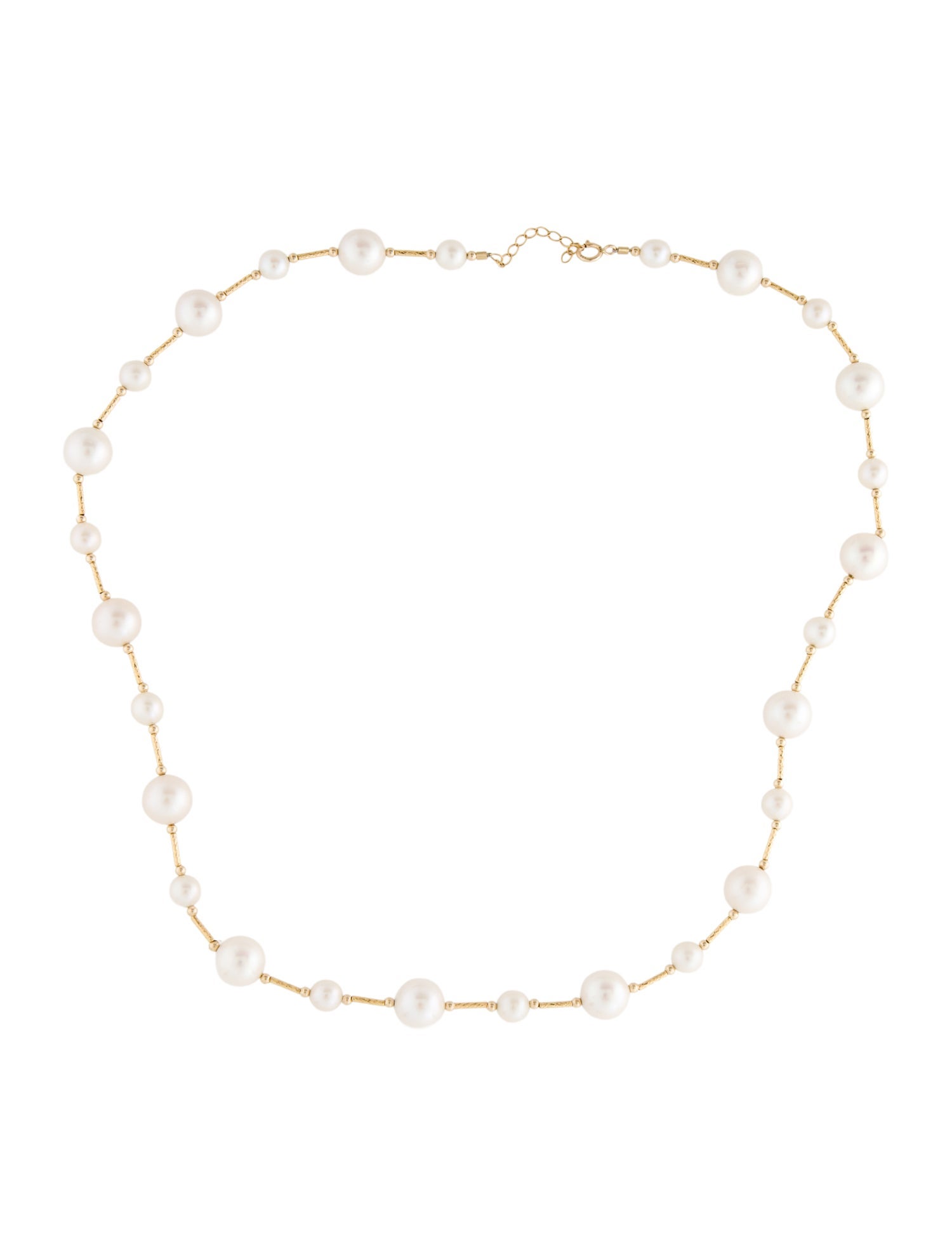 Effy Jewelry 14K Pearl Station Necklace