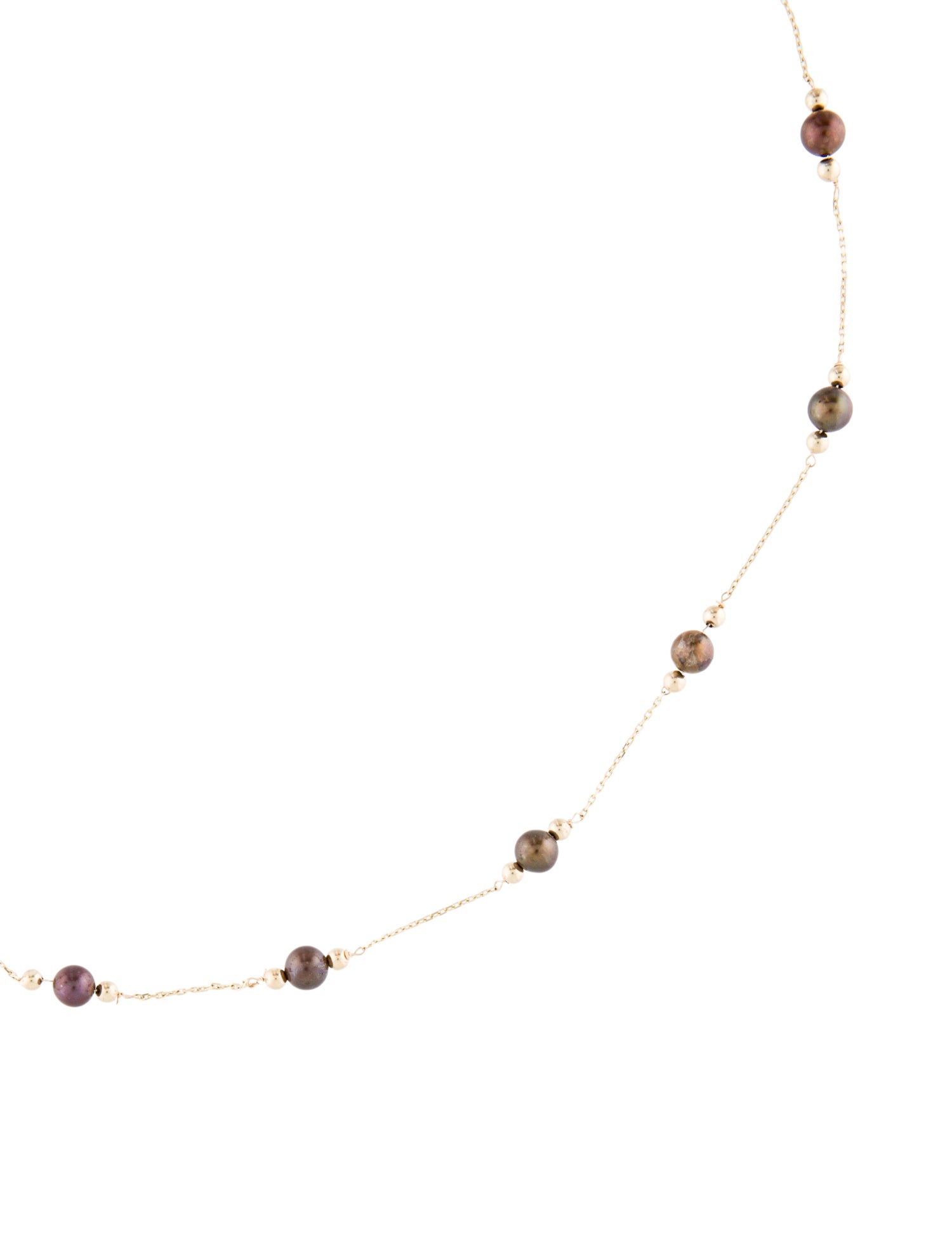 Effy Jewelry 14K Dyed Pearl Station Necklace
