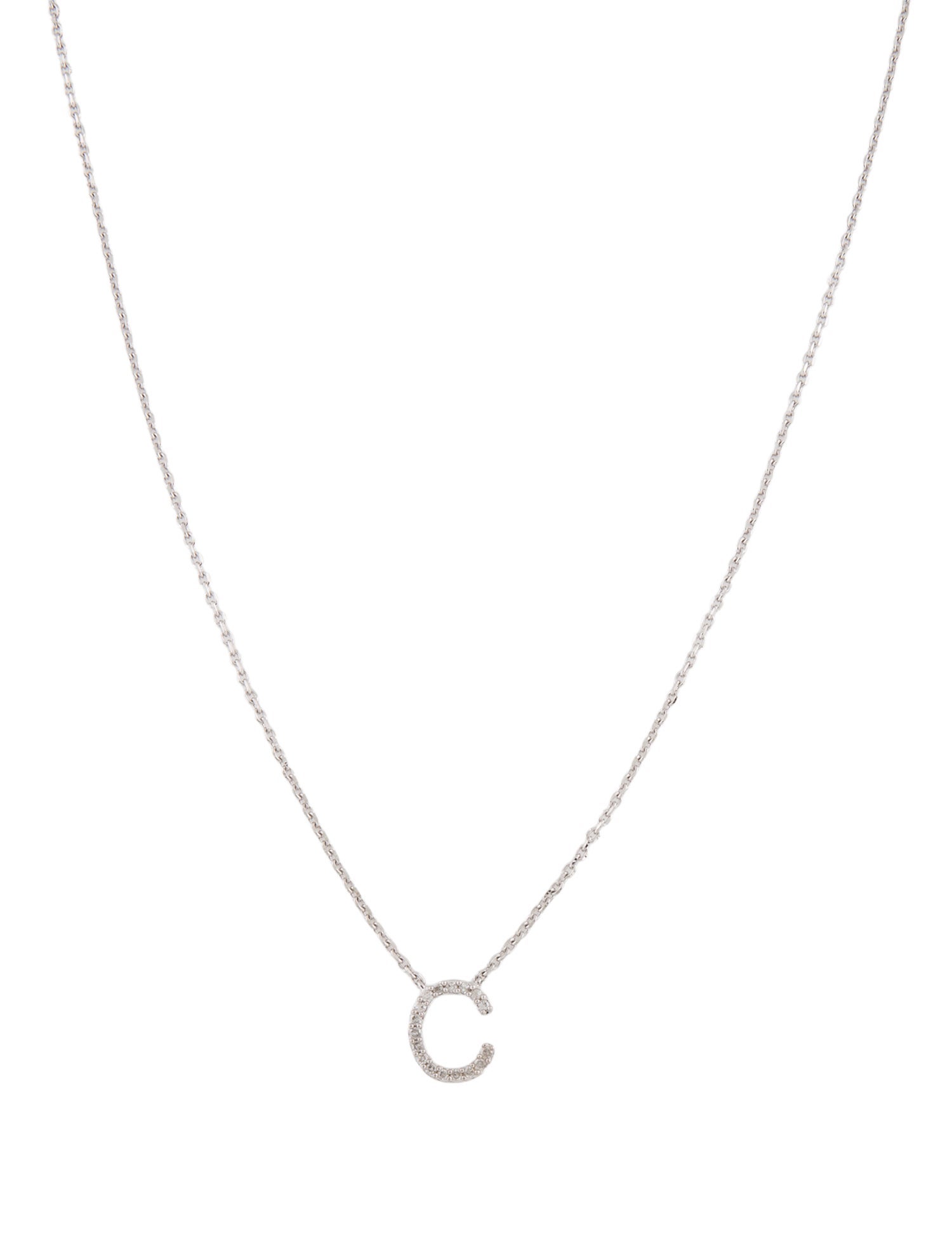 Effy Jewelry Diamond Initial 'C' Pendant Necklace w/ Tags