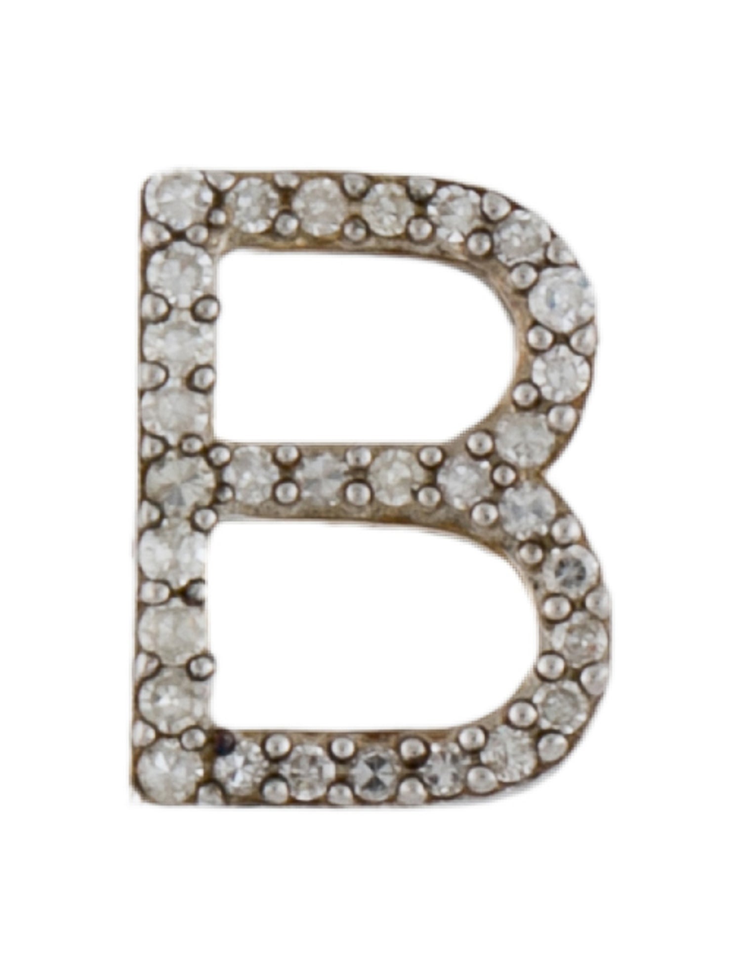 Effy Jewelry Diamond Initial 'B' Single Stud Earring