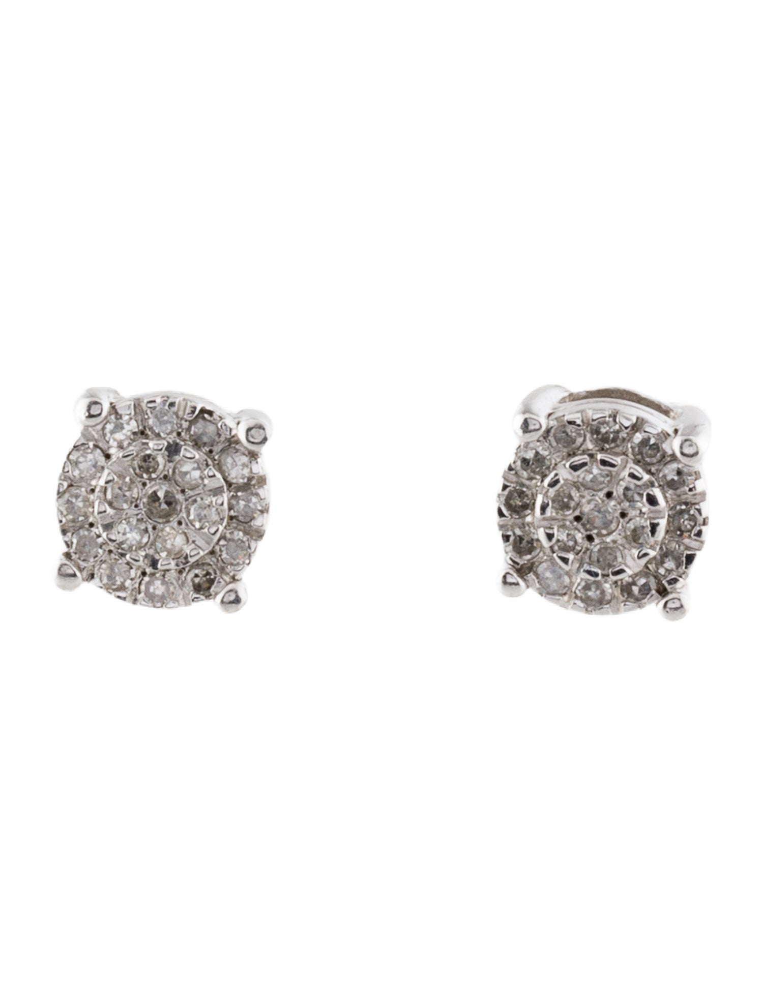 Effy Jewelry Diamond Cluster Stud Earrings