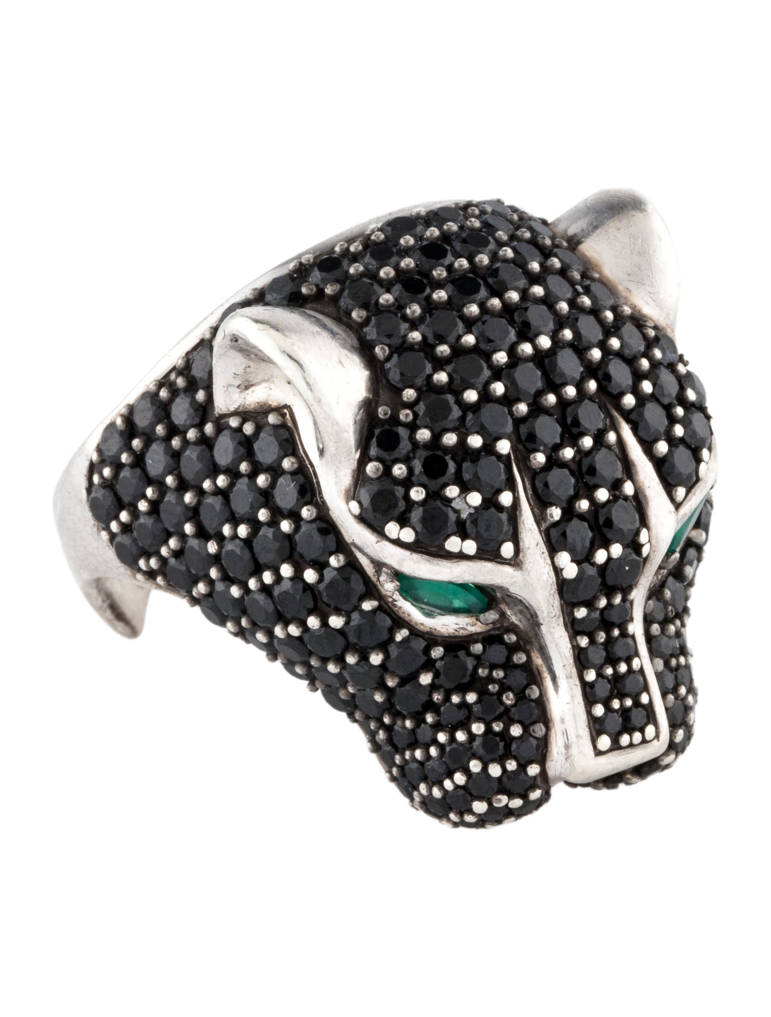 Effy Jewelry Spinel & Chalcedony Panther Cocktail Ring