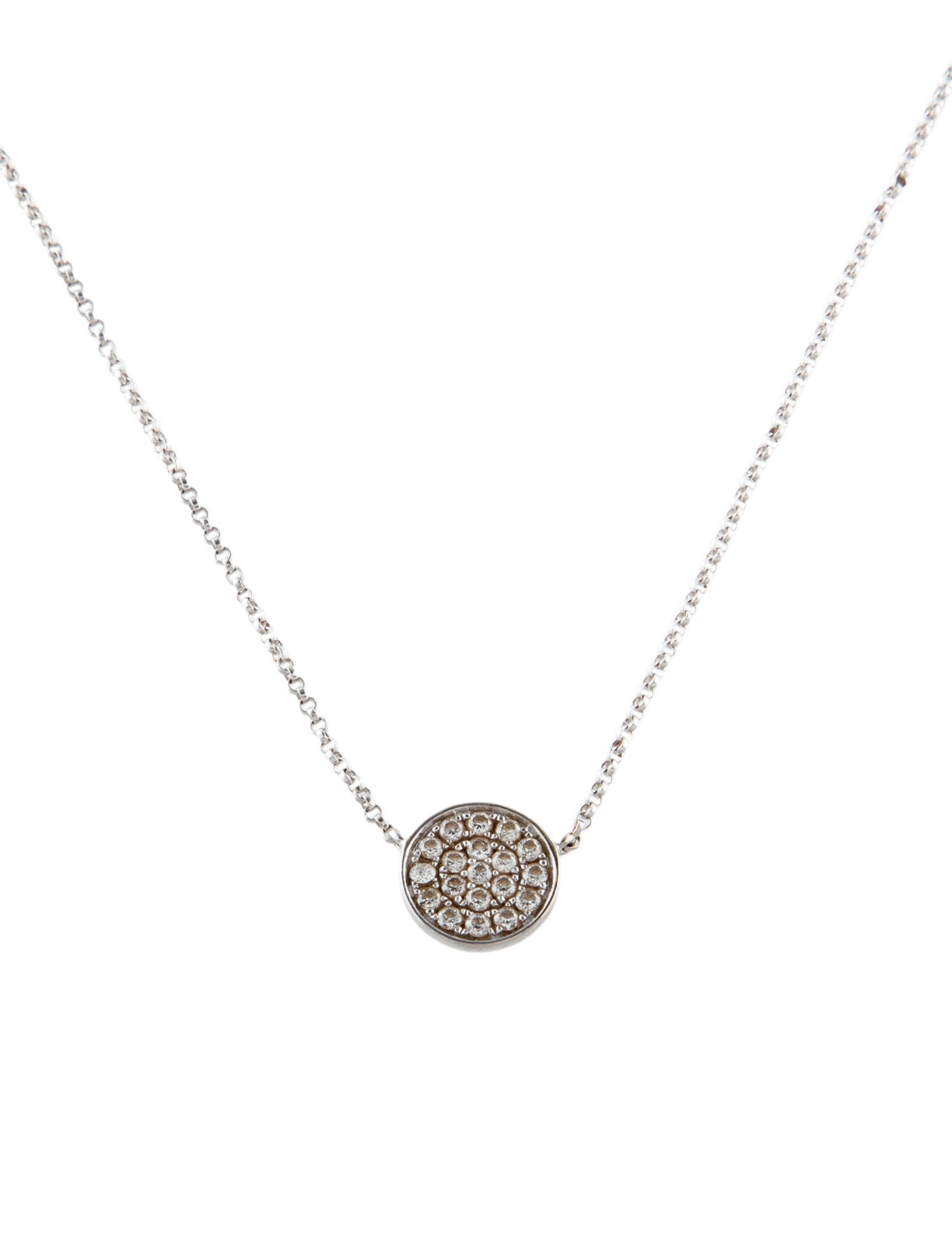 Effy Jewelry 14K Diamond Disc Pendant