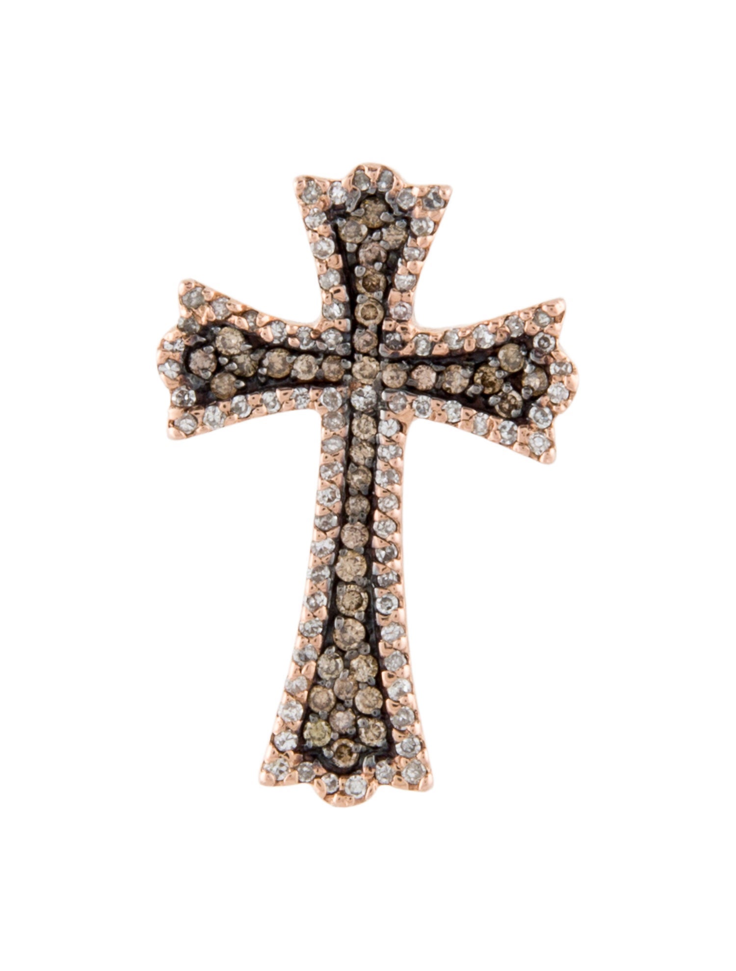 Effy Jewelry 14K Diamond Cross Pendant