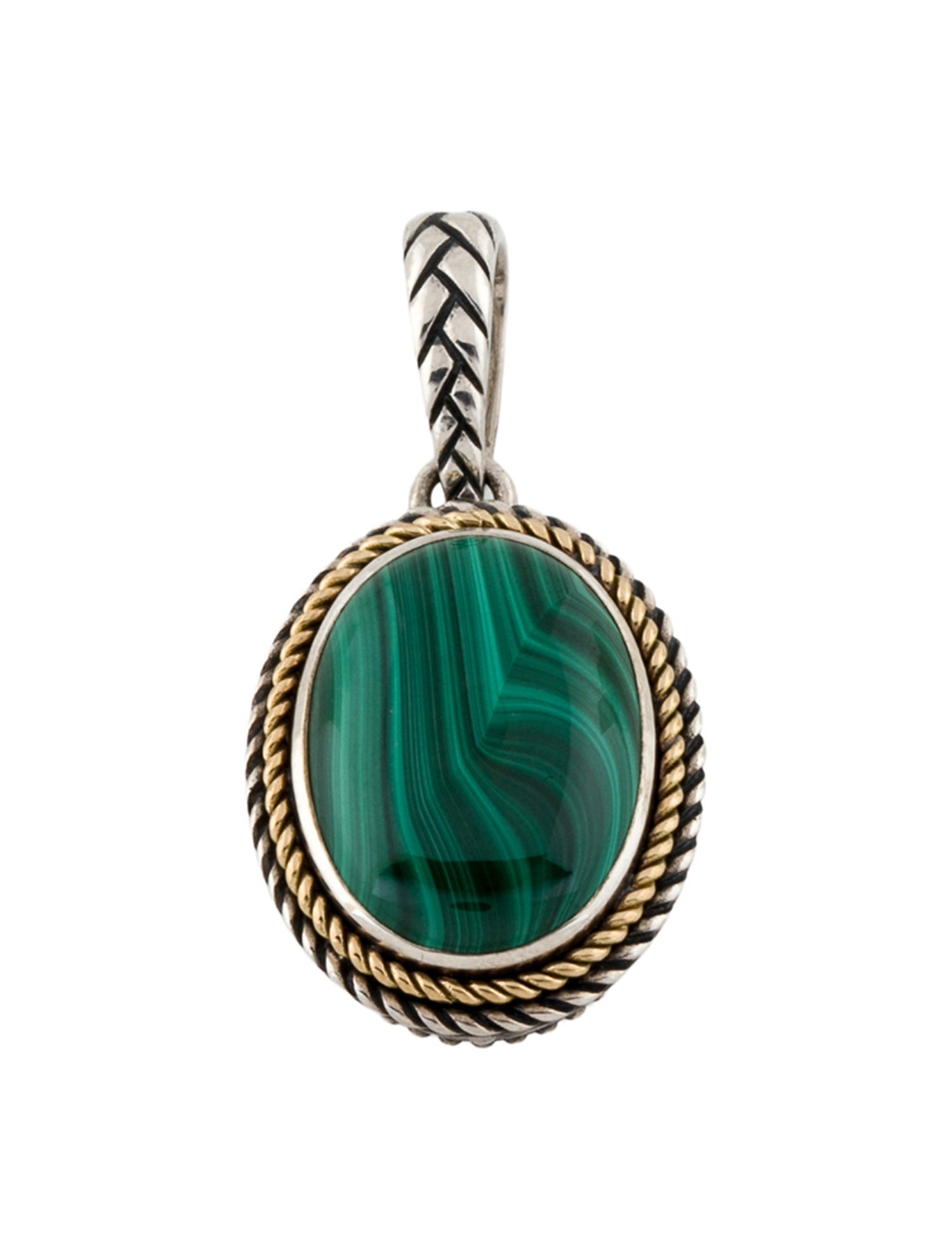 Effy Jewelry Malachite Oval Pendant