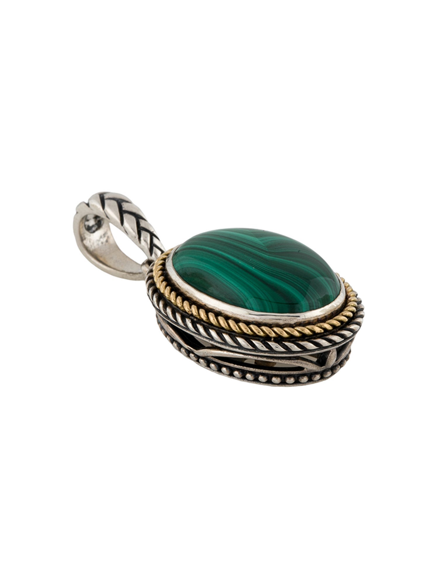 Effy Jewelry Malachite Oval Pendant
