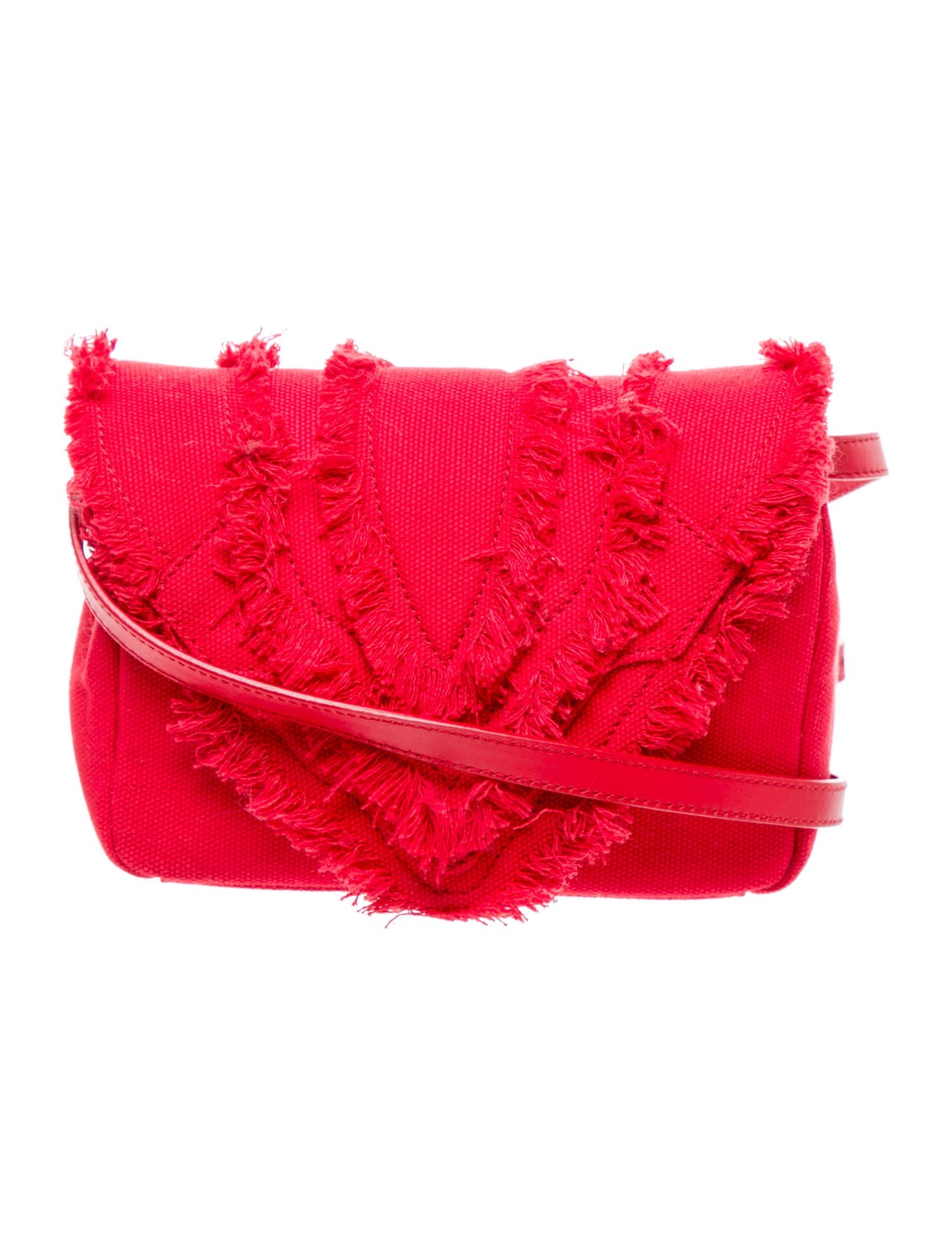 Elena Ghisellini Canvas Crossbody Bag