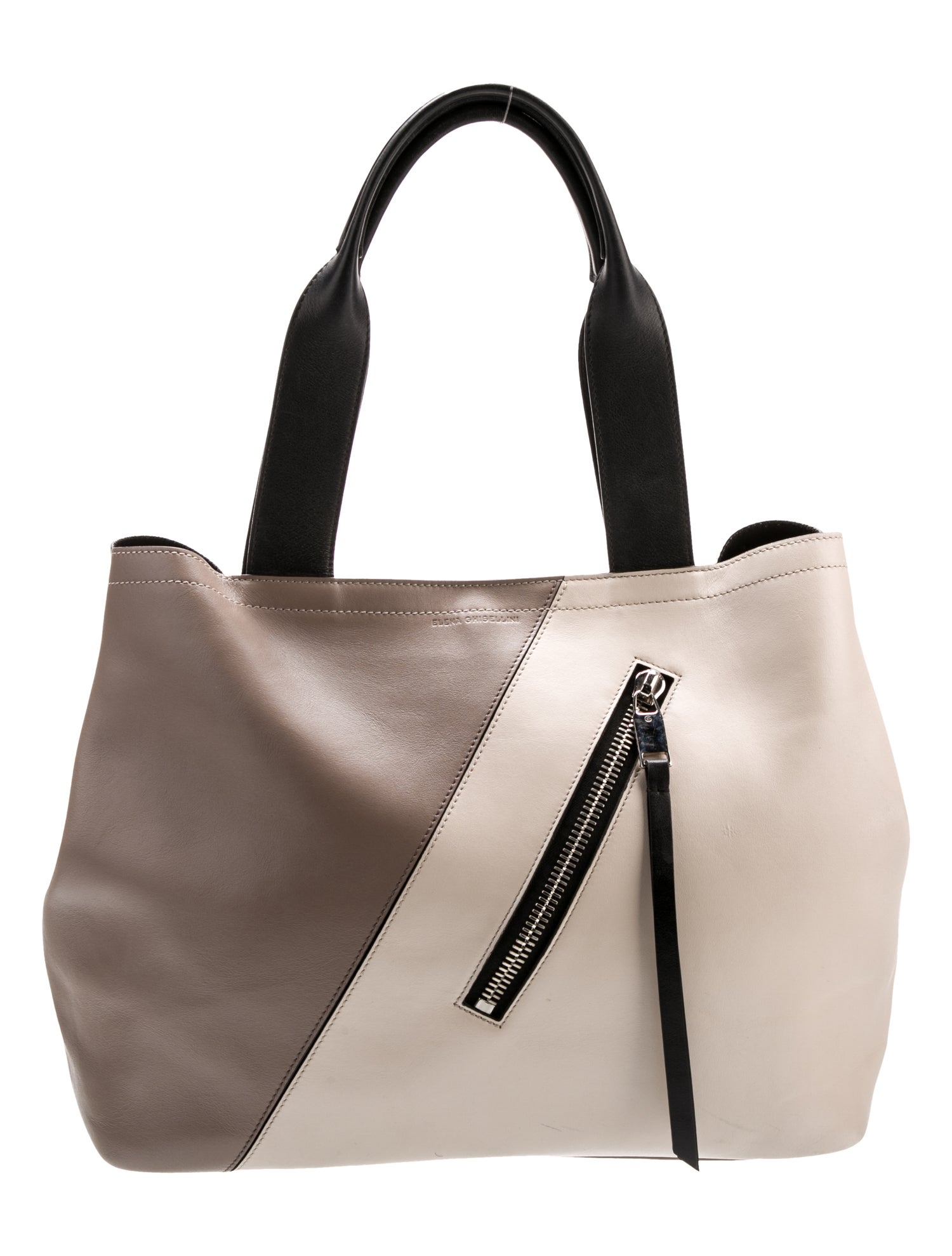 Elena Ghisellini Leather Shoulder Bag