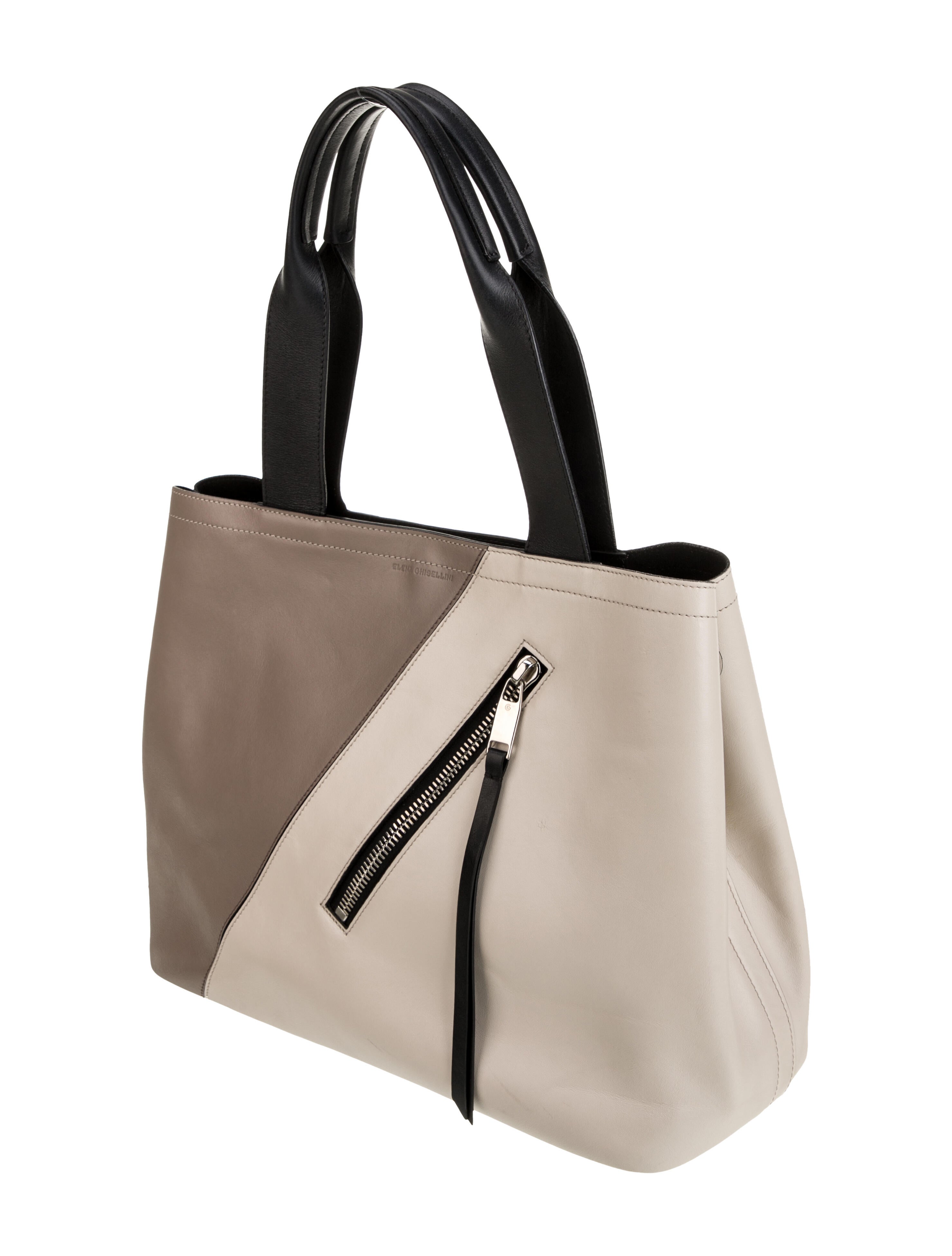 Elena Ghisellini Leather Tote
