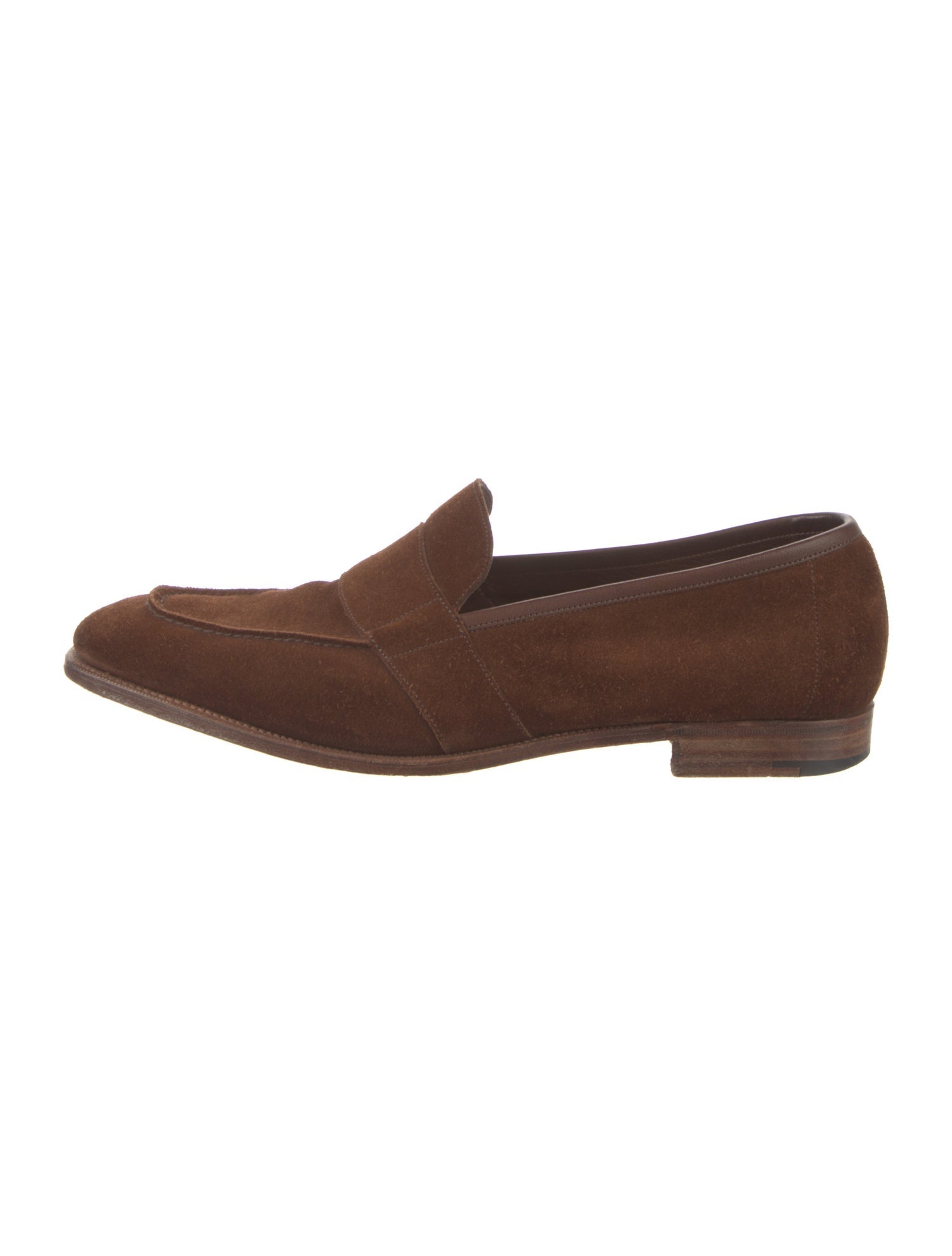 Edward Green Suede Dress Loafers