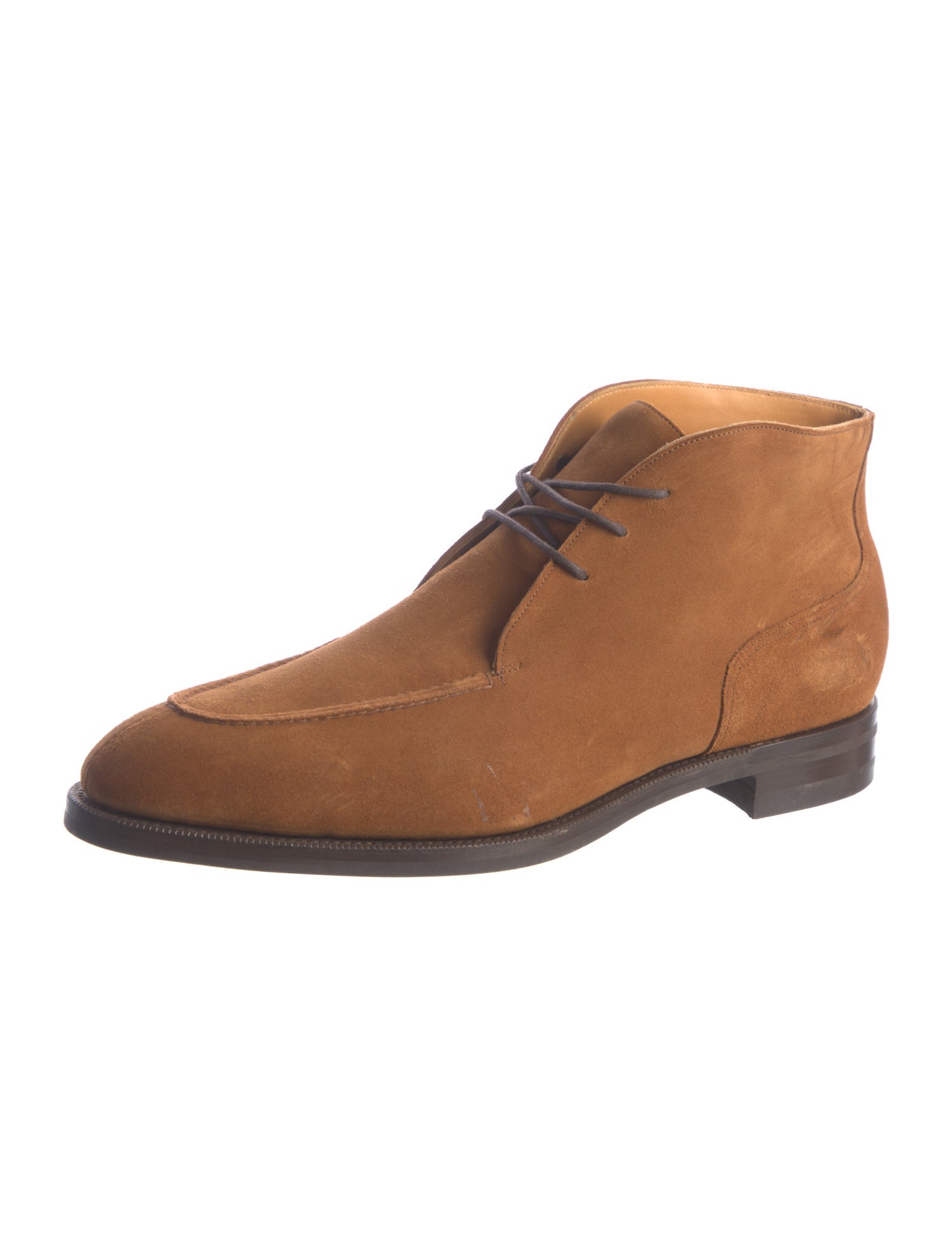 Edward Green Suede Lace-Up Boots