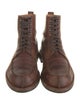 Edward Green Leather Lace-Up Boots