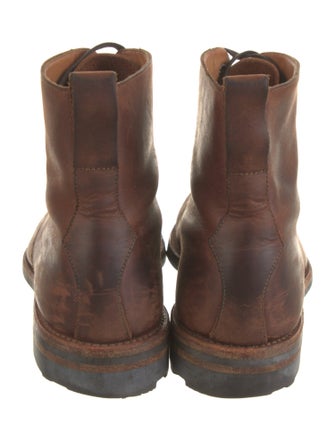 Edward Green Leather Lace-Up Boots