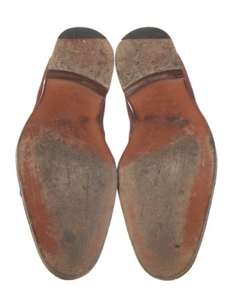 Edward Green Suede Monk Straps