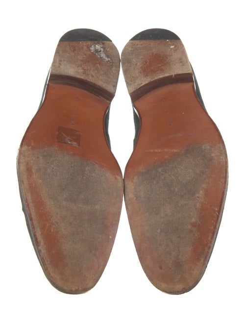 Edward Green Suede Monk Straps