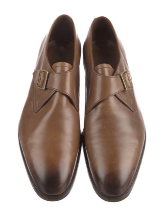 Edward Green Leather Monk Straps
