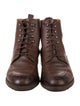Edward Green Leather Lace-Up Boots