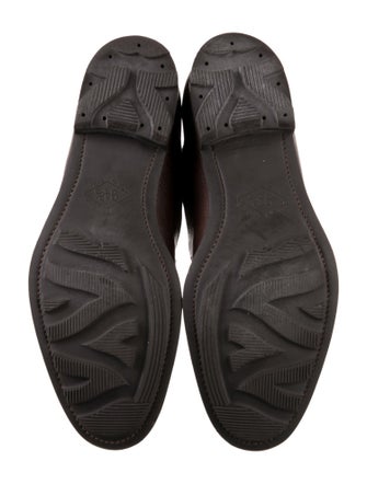 Edward Green Leather Lace-Up Boots