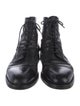 Edward Green Leather Combat Boots
