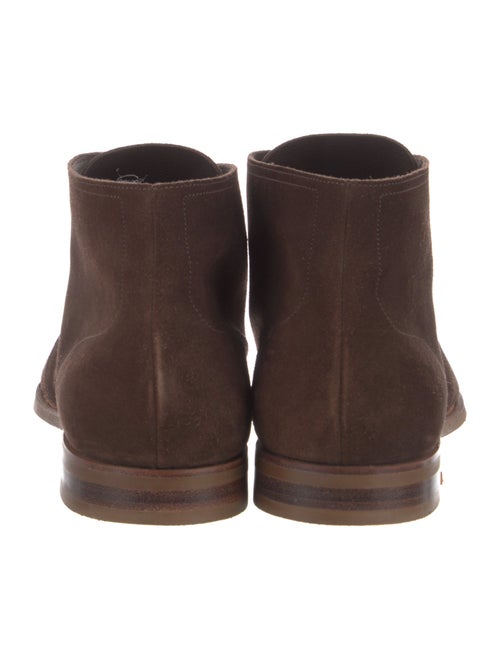 Edward Green Suede Lace-Up Boots