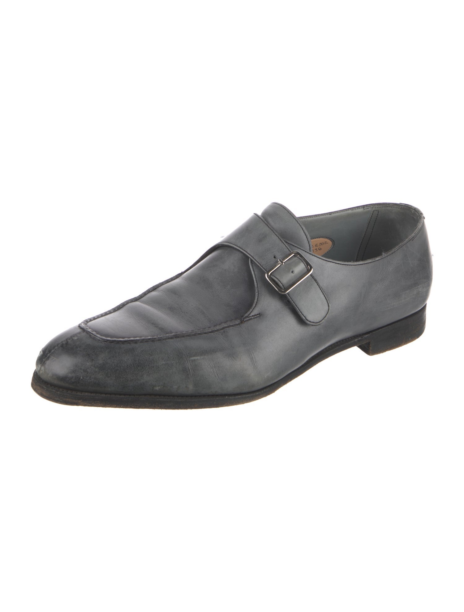 Edward Green Leather Monk Straps