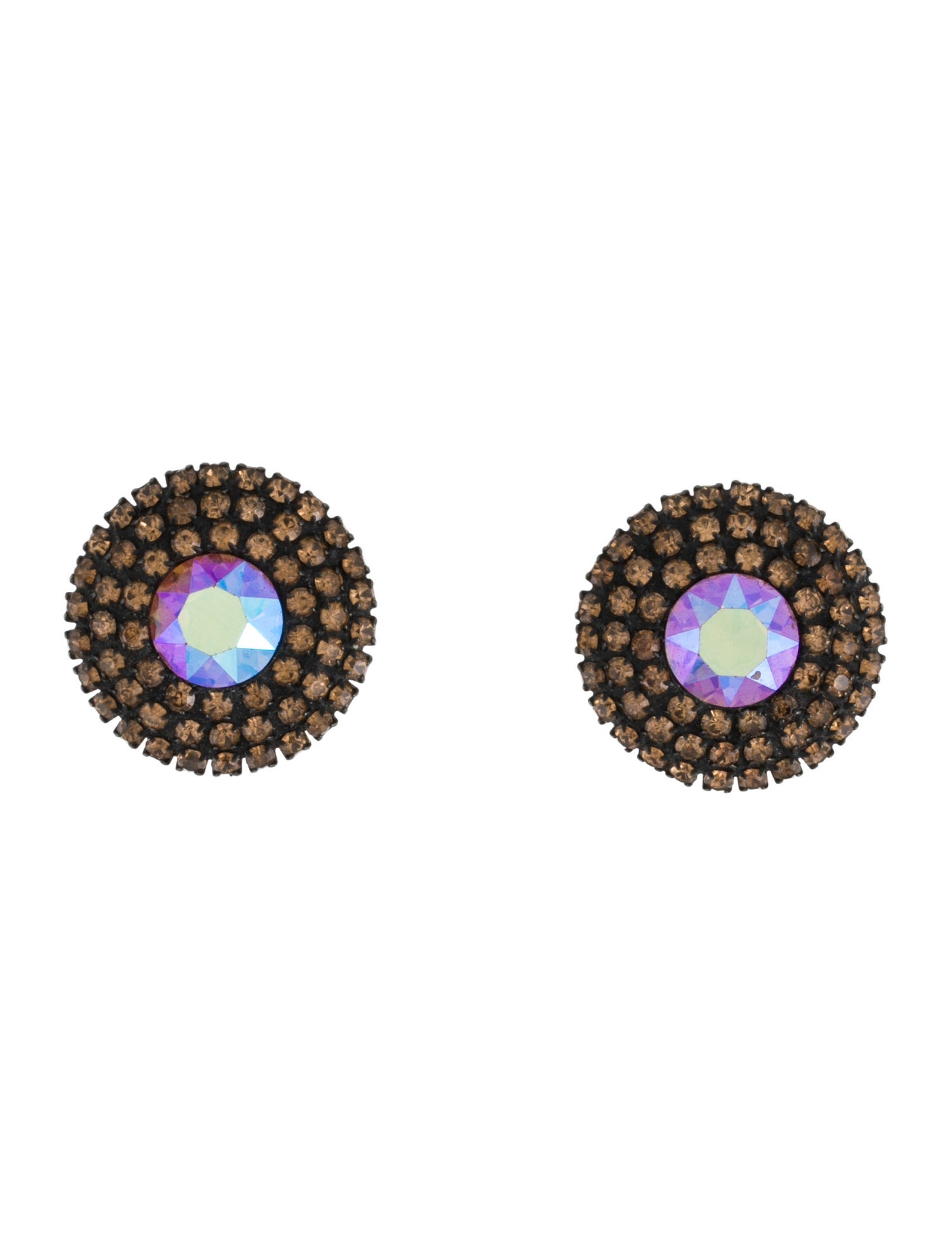 Weiss Crystal Clip-On Earrings