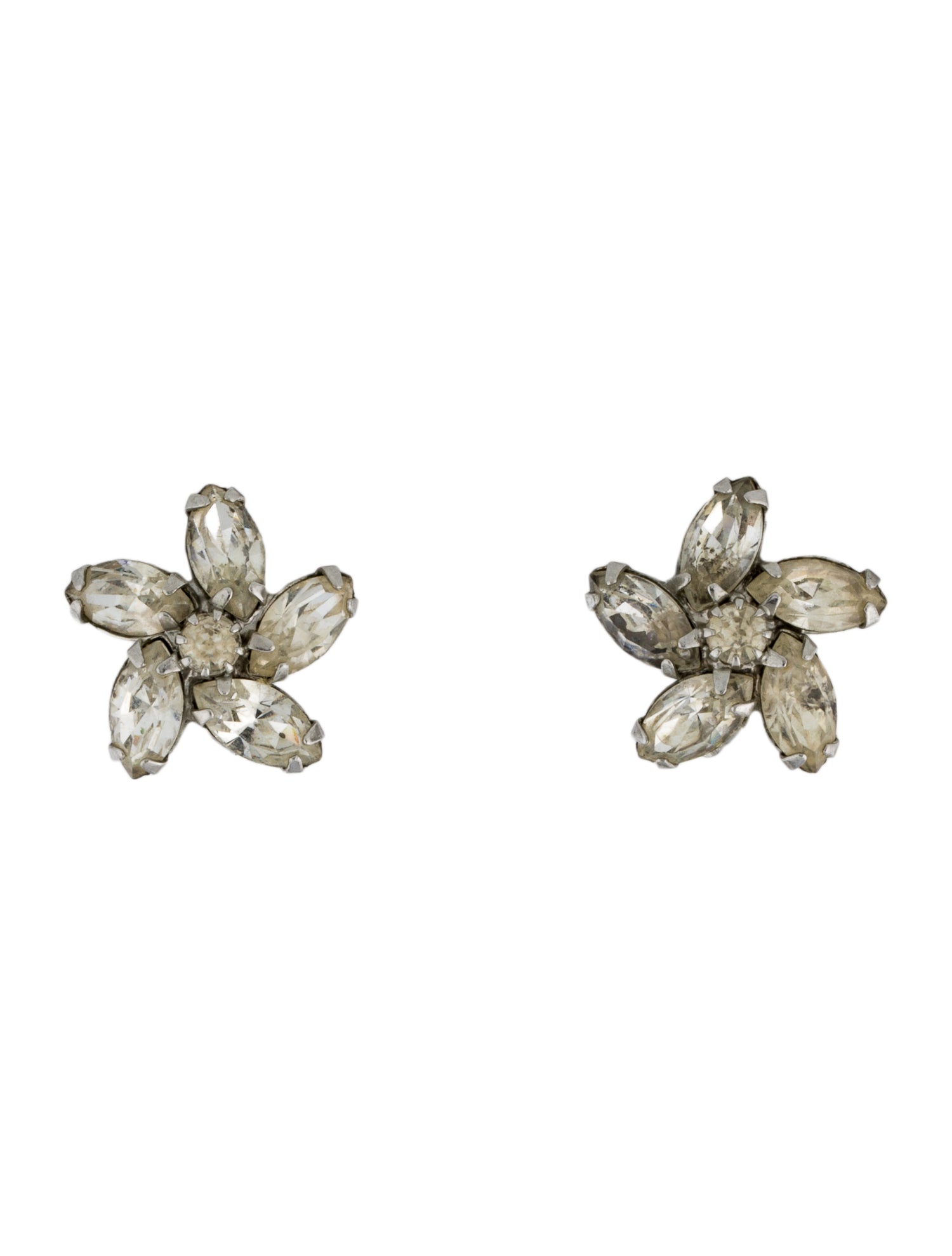 Weiss Crystal Clip-On Earring