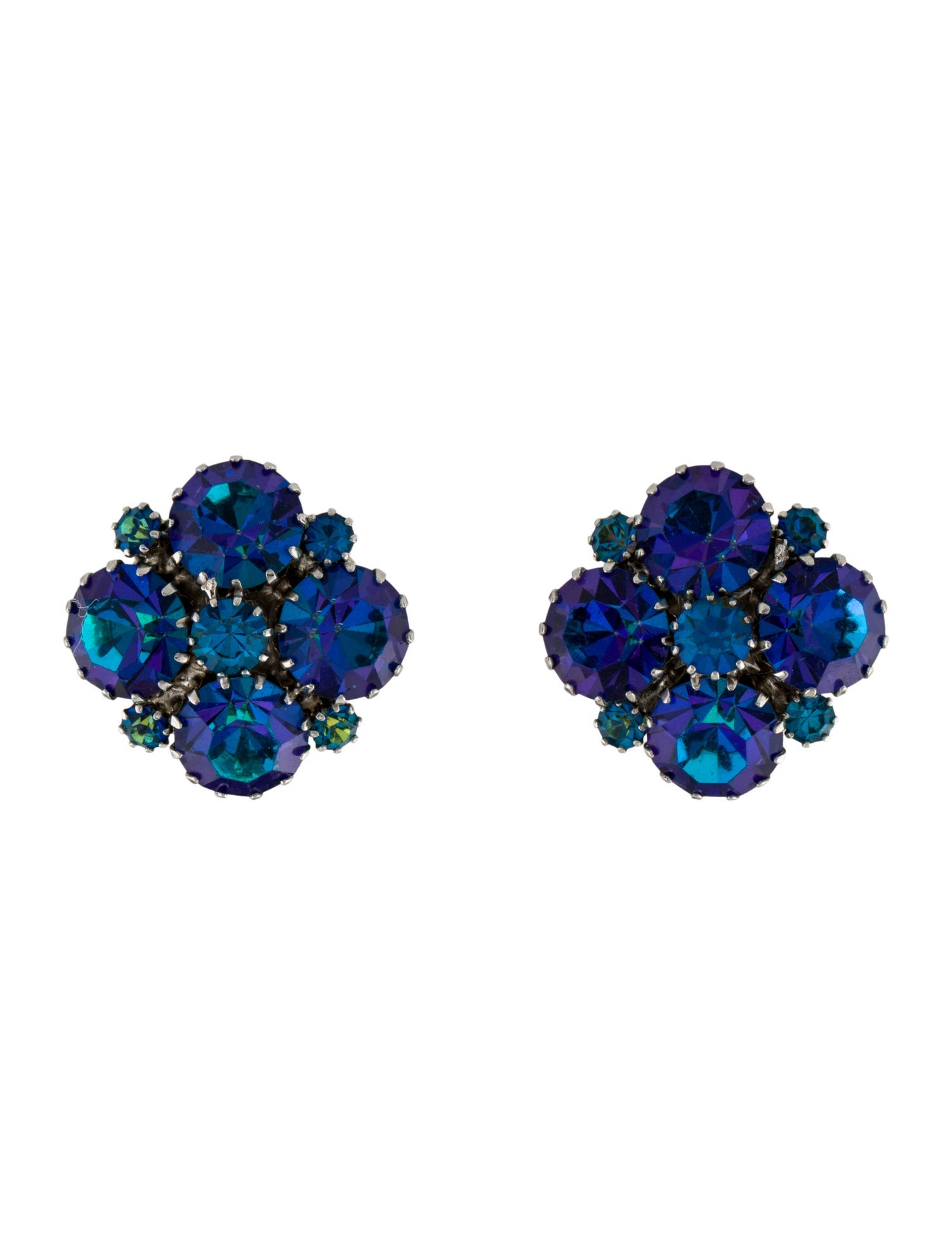Weiss Crystal Clip-On Earrings