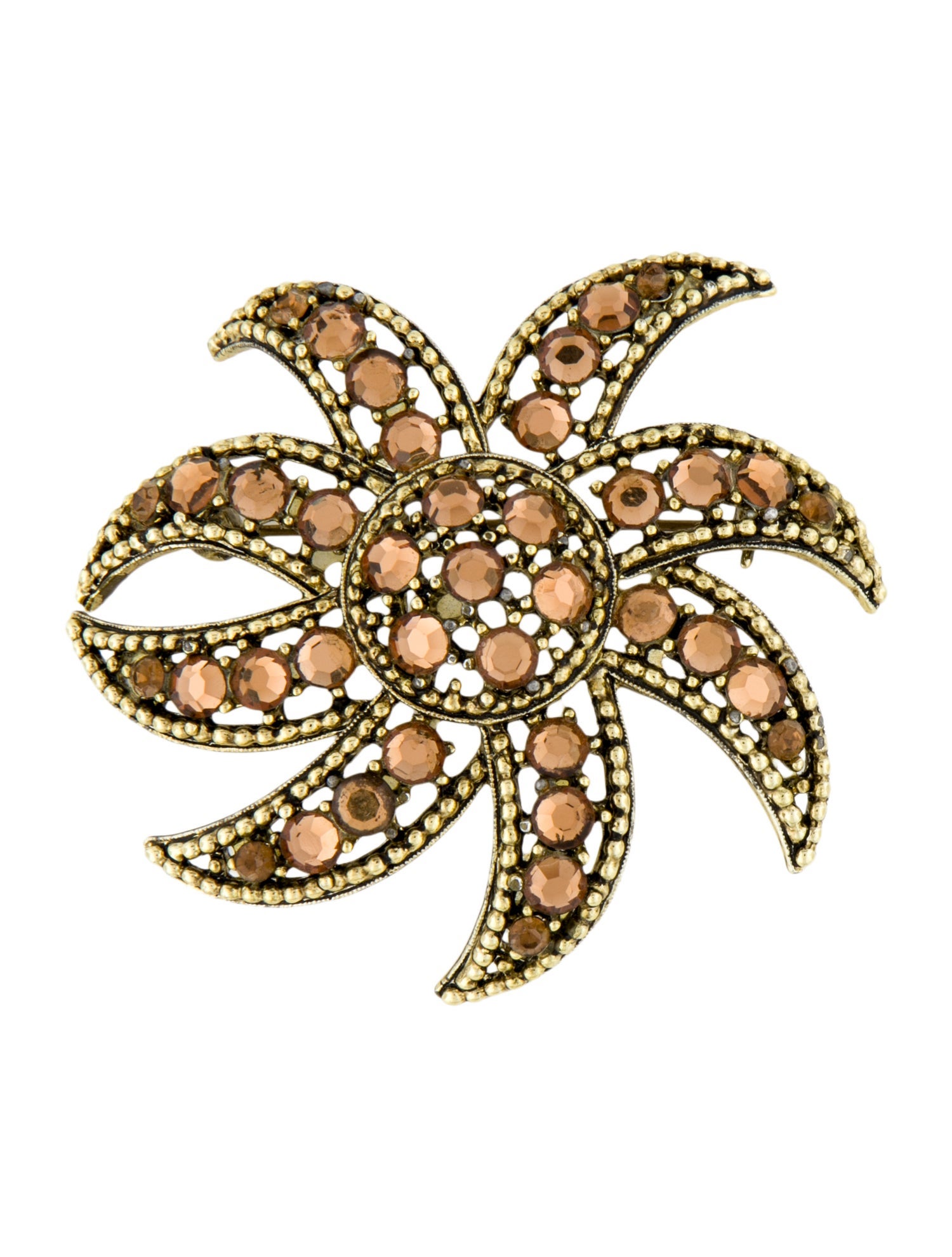 Weiss Vintage Crystal Pin Brooch