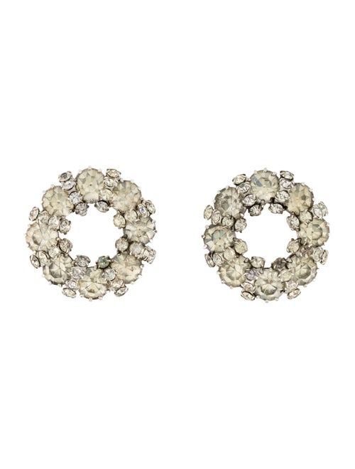 Weiss Crystal Clip-On Earrings