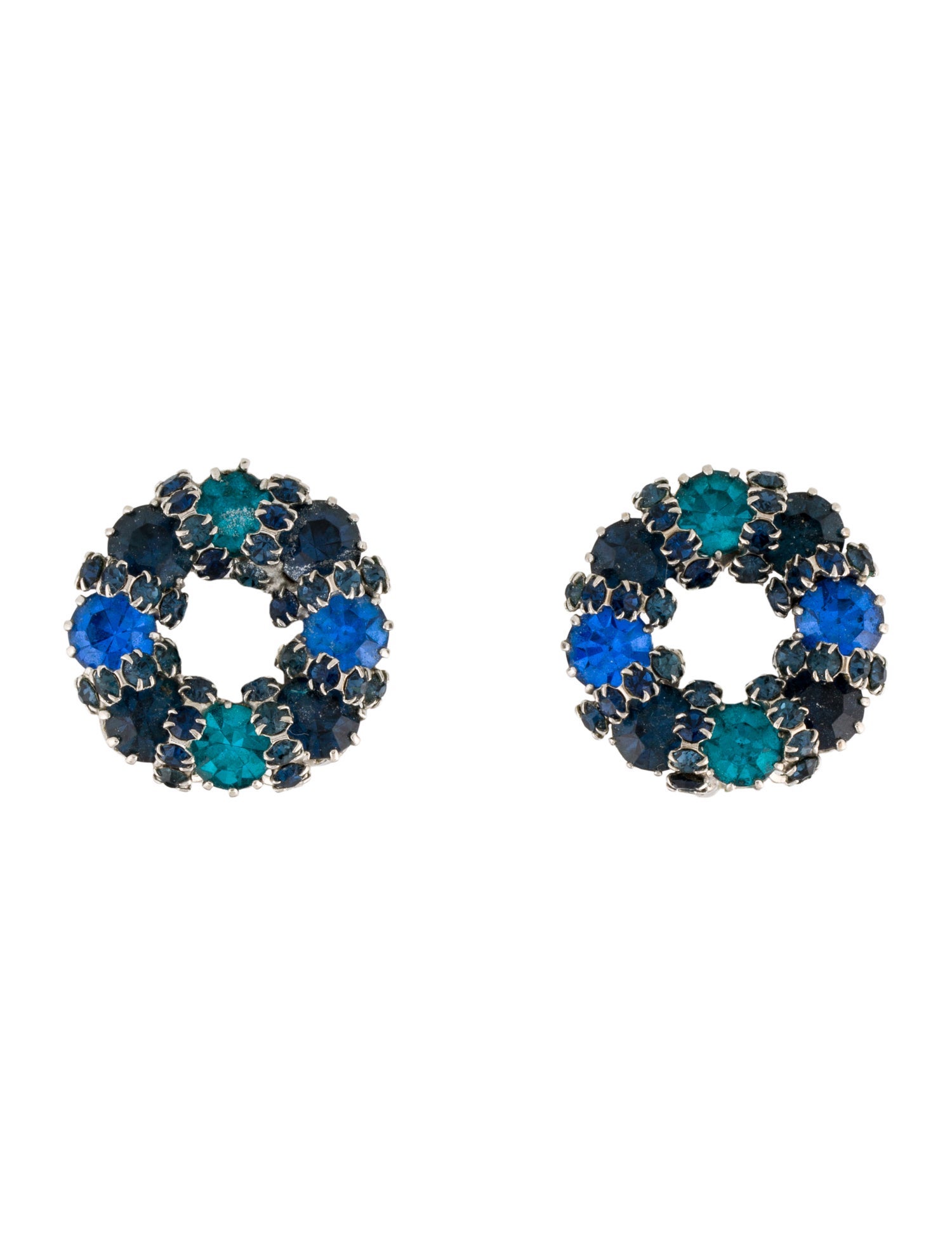 Weiss Crystal Clip-on Earrings