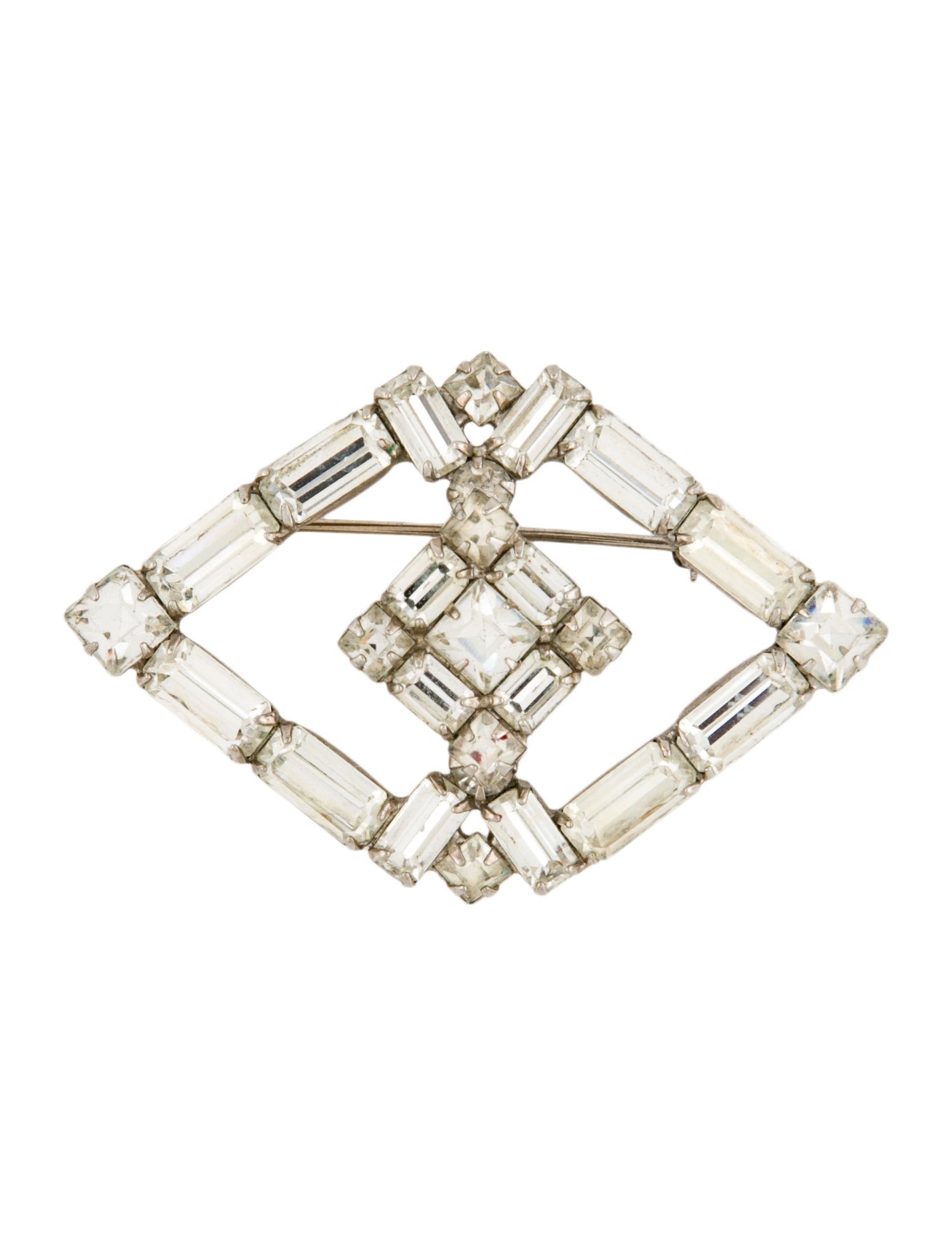 Weiss Crystal Brooch Pin