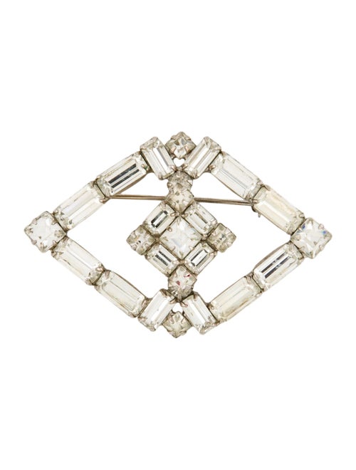 Weiss Crystal Brooch Pin