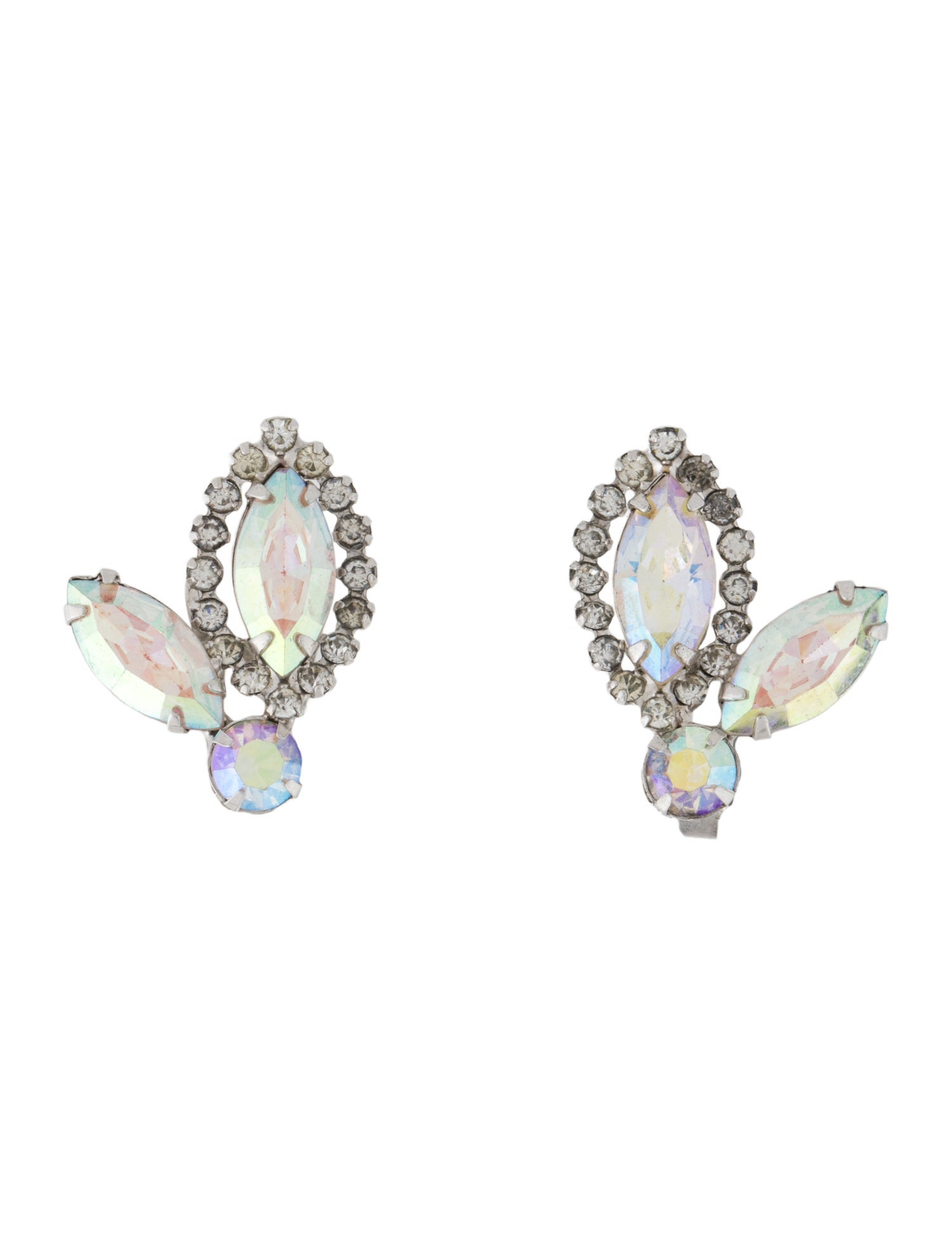 Weiss Crystal Clip-On Earrings