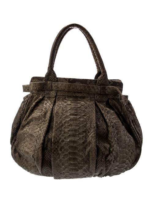 Emm Kuo Python Top Handle Bag