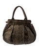 Emm Kuo Python Top Handle Bag