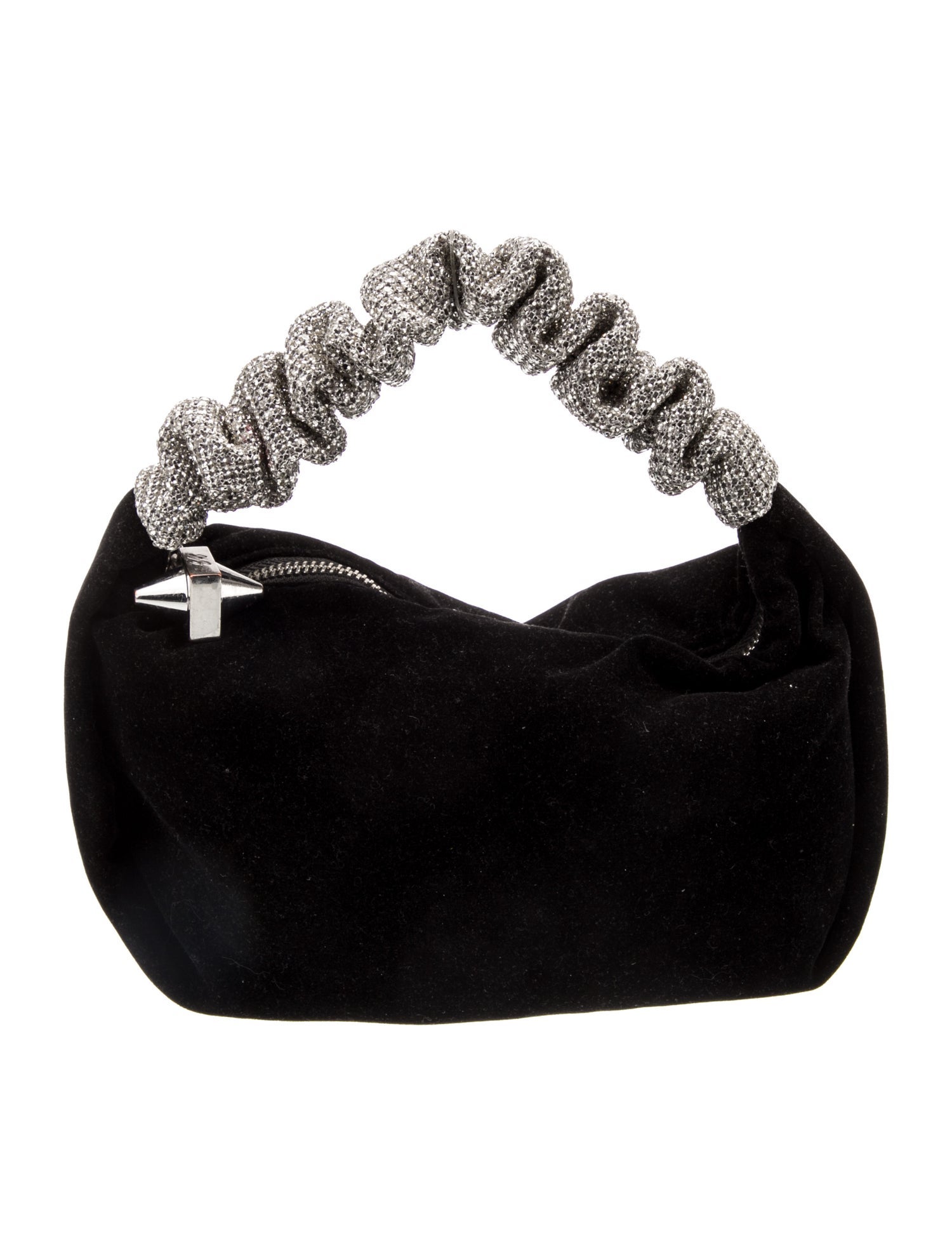 Emm Kuo Velvet Top Handle Bag