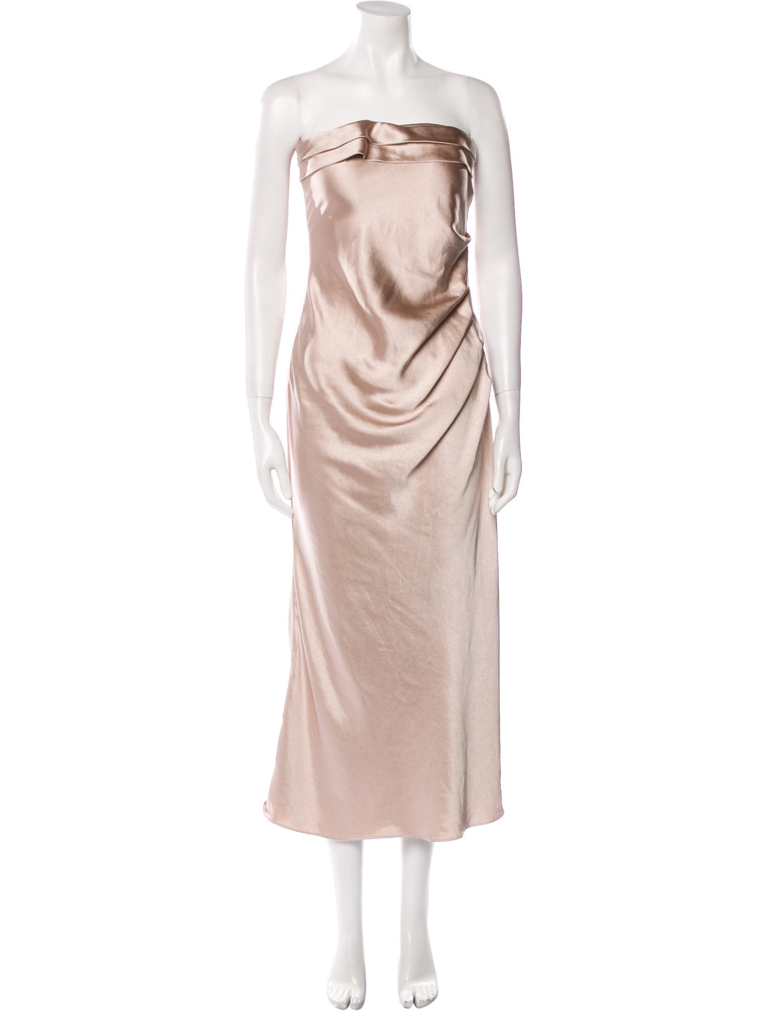 Elliatt Strapless Midi Length Dress - Neutrals Dresses, Clothing -  ELATT21980 | The RealReal
