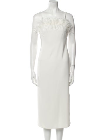 Elliatt Dresses Square Neckline Midi Length Dress S