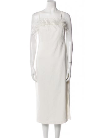 Elliatt Square Neckline Midi Length Dress