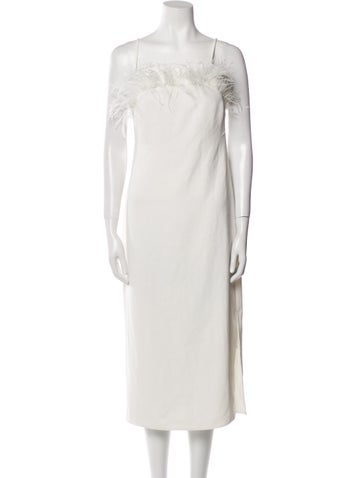 Elliatt Dresses Square Neckline Midi Length Dress S