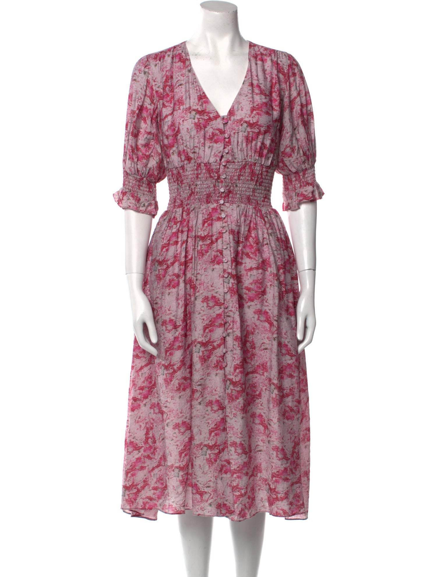 Elliatt Floral Print Midi Length Dress