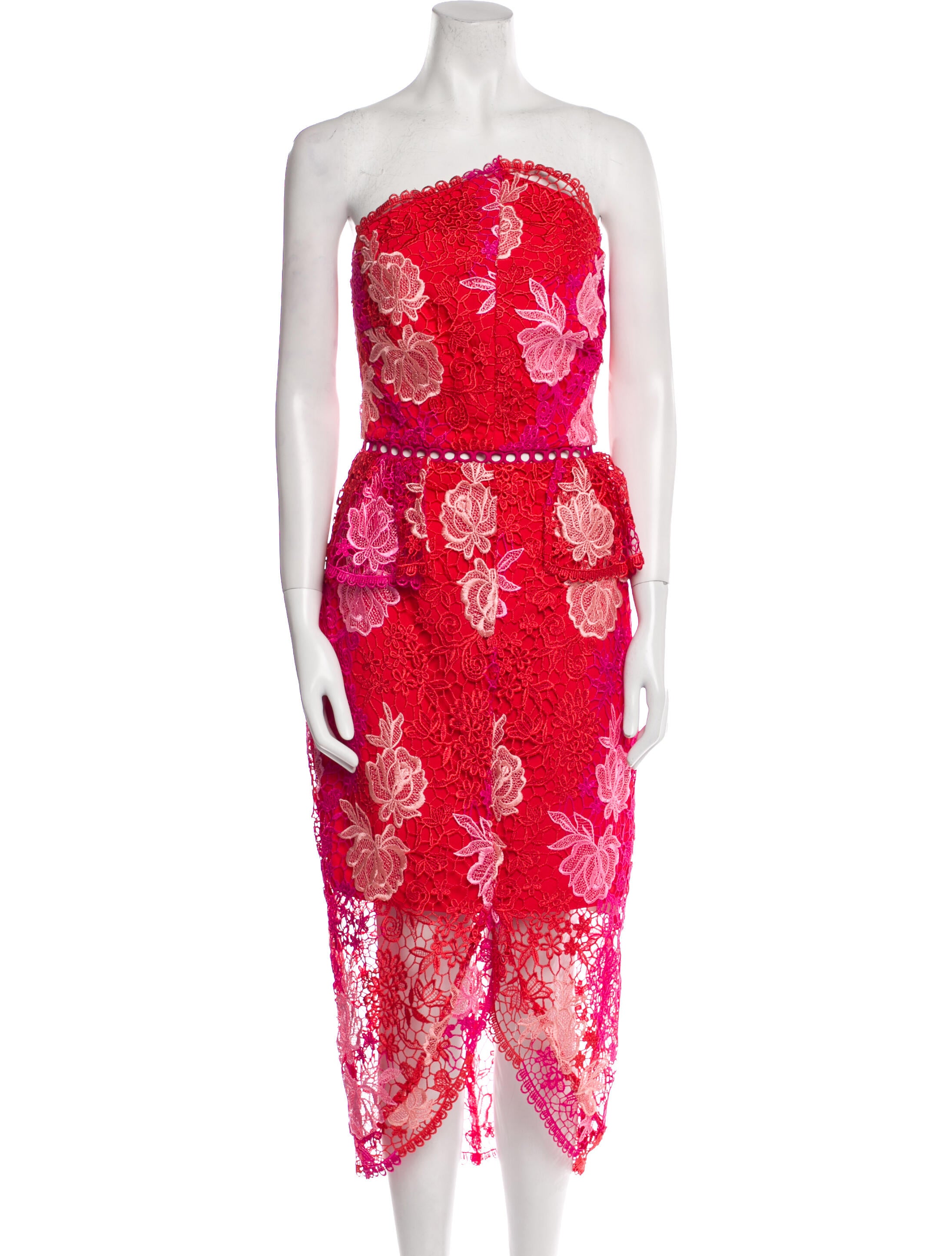 Elliatt Lace Pattern Midi Length Dress w/ Tags