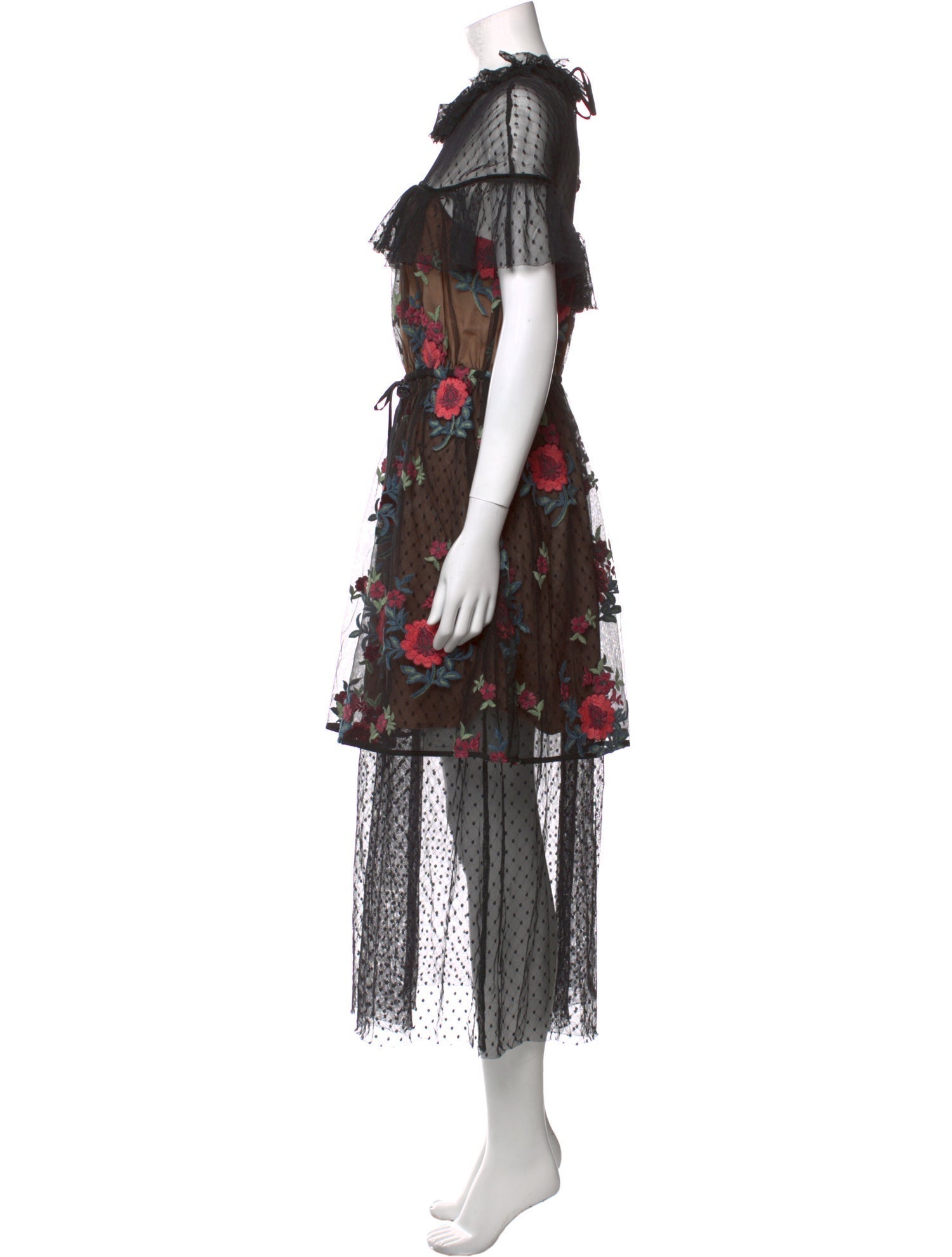 Elliatt Floral Print Long Dress