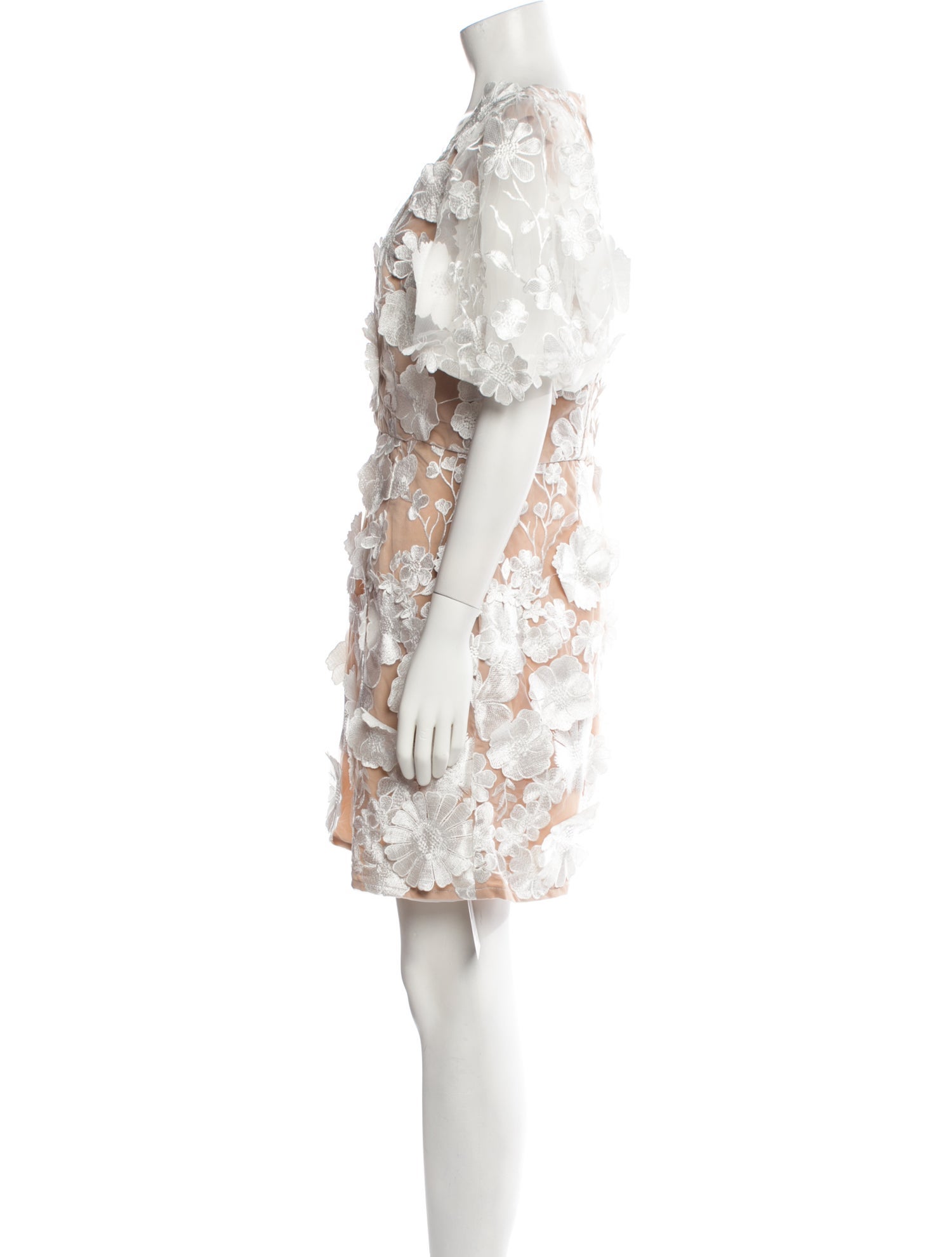 Elliatt Lace Pattern Mini Dress