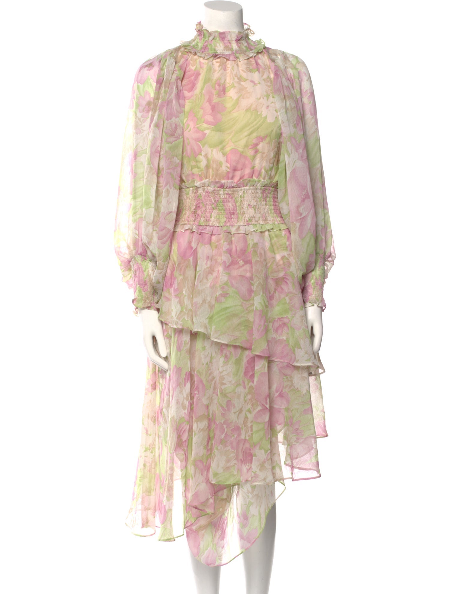 Elliatt Silk Long Dress