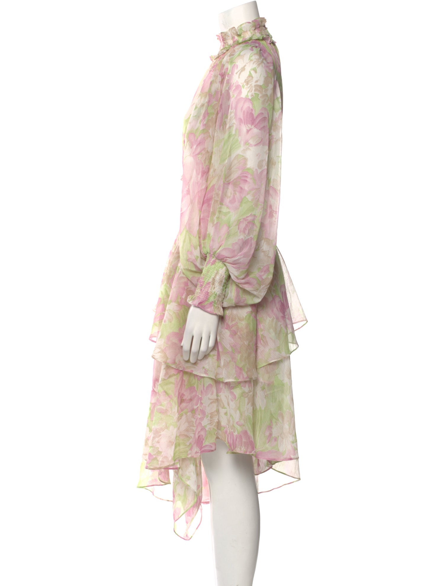 Elliatt Silk Long Dress