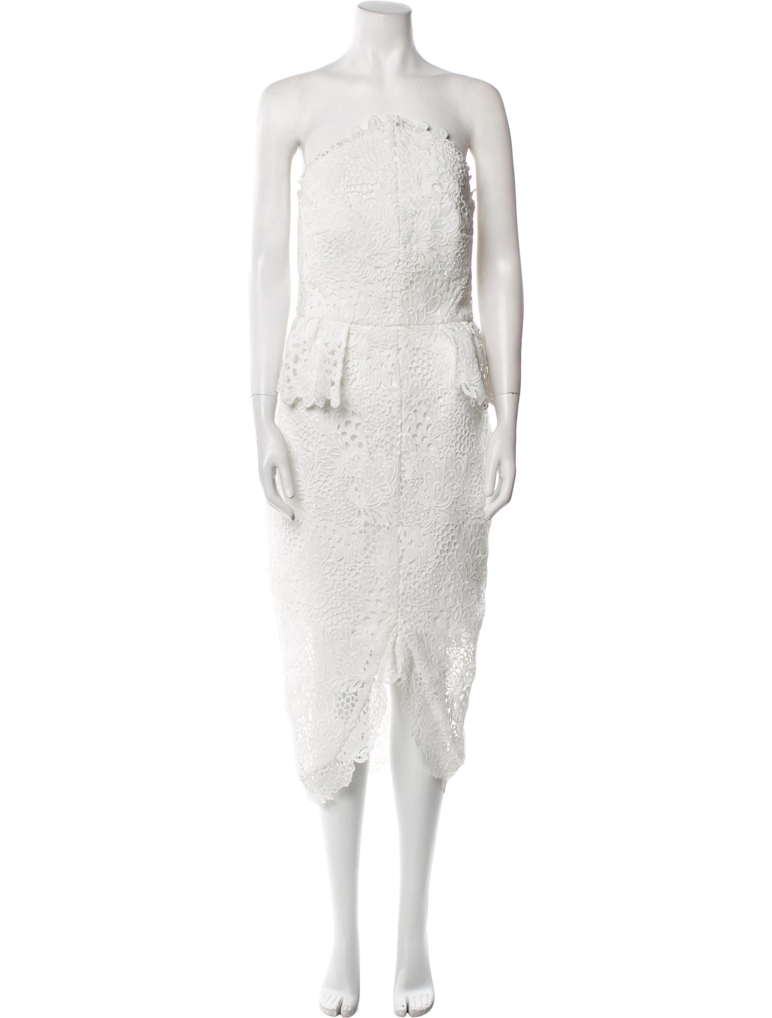 Elliatt Strapless Midi Length Dress w/ Tags