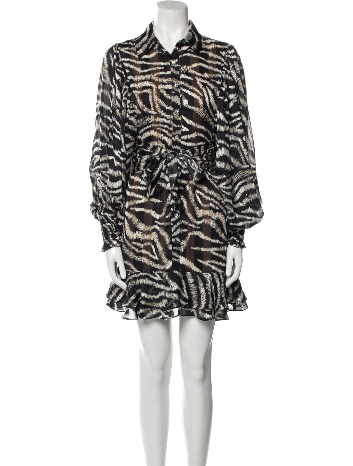 Elliatt Animal Print Mini Dress